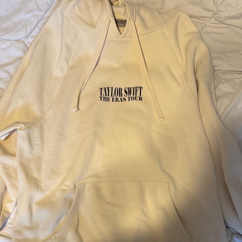Taylor Swift The Eras Tour Cream Hoodie